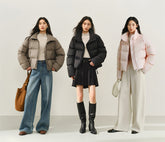 Women's Short Thermal Water-Repellent Puffer Jacket